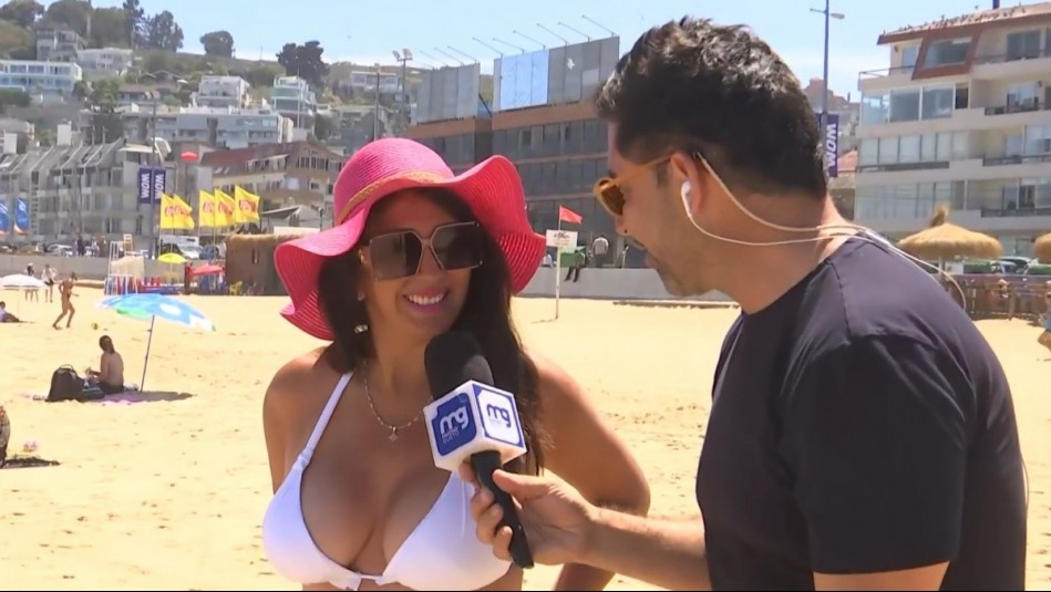 'Doble' de Pamela Díaz sorprende en medio de despacho en vivo en Reñaca: 'La quiero conocer'