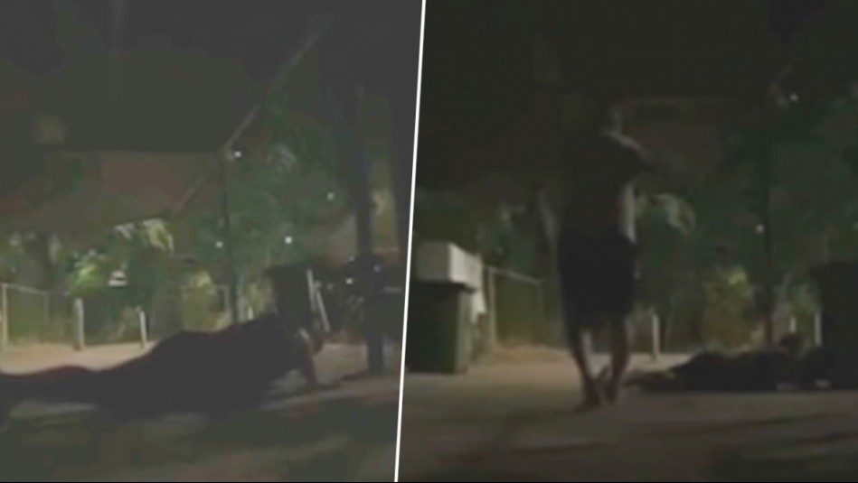 Video muestra balacera en que murió hombre en Macul: Vecinos se tiraron al suelo ante los más de 50 disparos