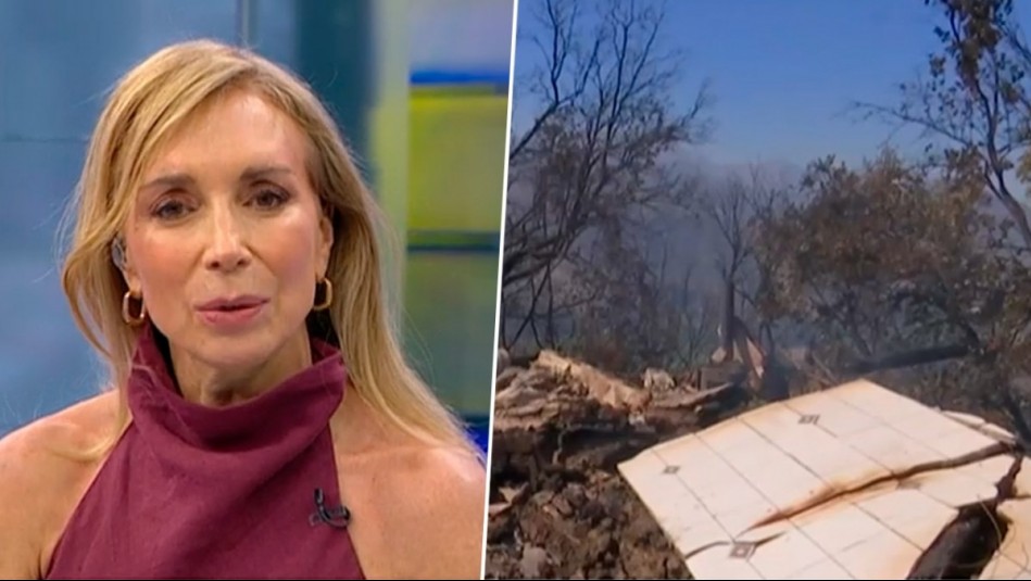 Locación de 'La Cabaña' fue afectada por incendio forestal: Así fue la sentida reacción de Karen Doggenweiler