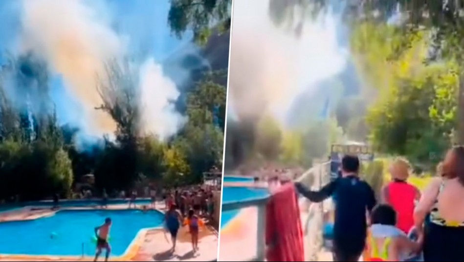 '¡Mamá, vámonos!': Video muestra inicio de incendio forestal en San José de Maipo