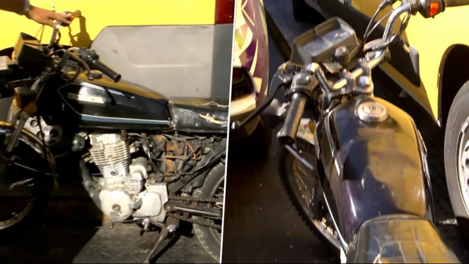 Descubren moto que circulaba sin documentación desde 1977: Conductor se dio a la fuga