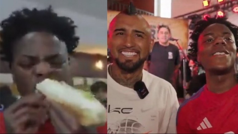 Conoció a Arturo Vidal, bailó cueca y comió completos: Los mejores momentos de la visita de Speed a Chile