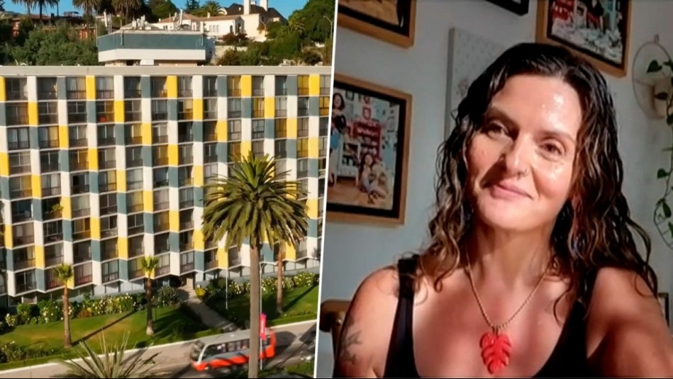 Connie Achurra logró hospedarse en el icónico edificio Copacabana de Viña del Mar: 'No lo podía creer'