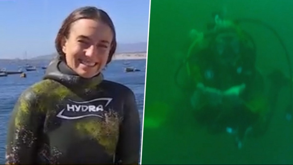 Tita Ureta se sumerge a 30 metros en busca de una embarcación en De Paseo