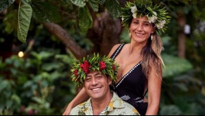 "Mi Tarzán": Fran Ayala es puro orgullo tras participación de su hijo menor en tradicional juego de Rapa Nui