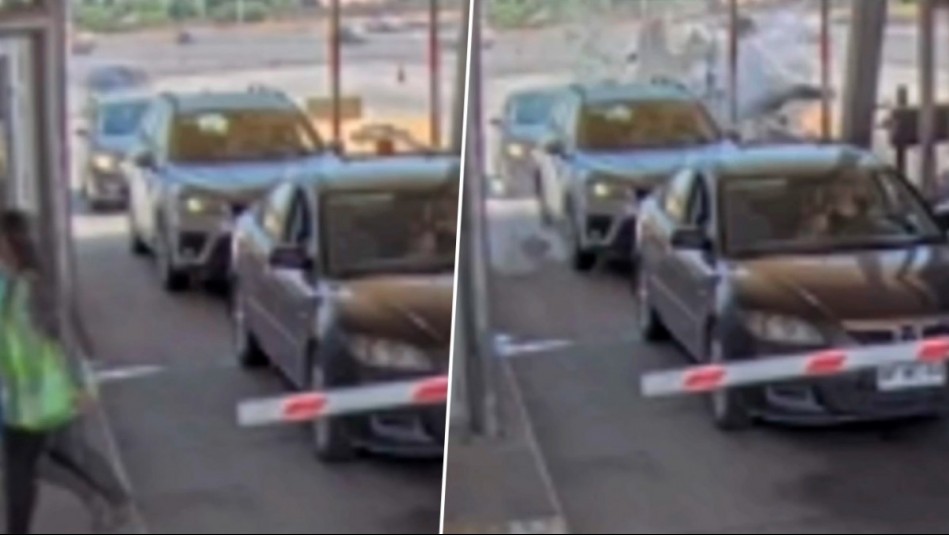 Video muestra impactante choque de auto contra peaje en Buin: Joven de 20 años falleció en el lugar