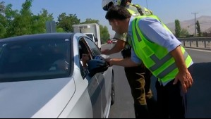 "Son unos pelotudos": Soberbio conductor insultó a carabinero mientras era fiscalizado en Ruta 5 Norte
