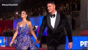 ¡Él la besó! Emilia Dides y Sammis Reyes protagonizan romántico momento en la Gala de Viña