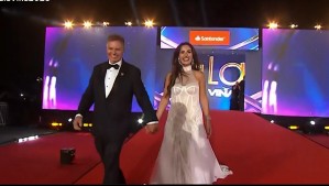 Rosario Bravo y su marido Carlos Caorsi brillaron con sus atuendos en la Gala de Viña 2025