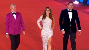 Exanimadores del Festival de Viña llegan a la alfombra roja para apoyar a los nuevos anfitriones del certamen