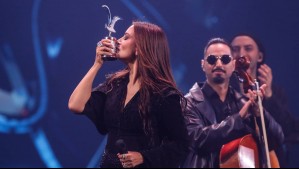 La emoción de Myriam Hernández al recibir la Gaviota de Plata en el Festival de Viña 2025