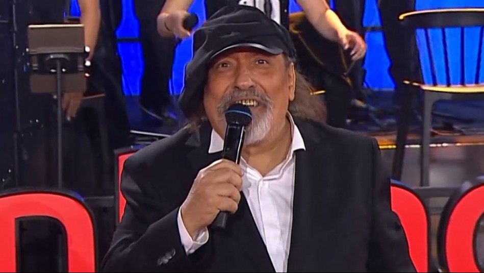 Con beso a Carla Ochoa y con gran ánimo: Así fue el paso de Miguel 'Negro' Piñera en la Gala del Festival