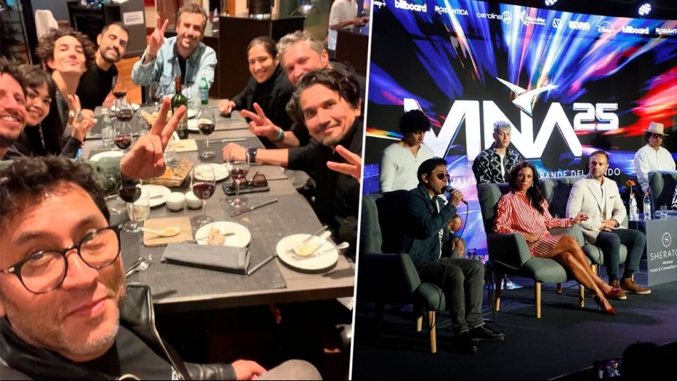 Camaradería tras bambalinas: La cena de miembros del jurado del Festival de Viña del Mar tras apagón