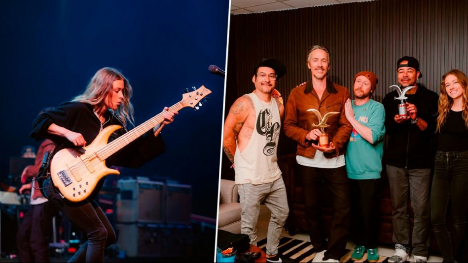 'Fue uno de mis shows favoritos': El agradecimiento de la bajista de Incubus tras exitosa presentación en Viña