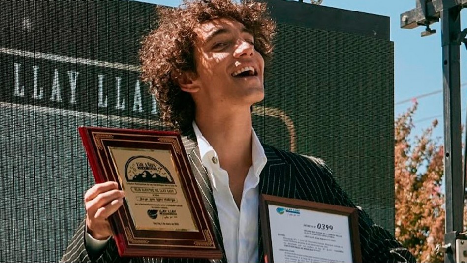 'El camino no fue fácil': La emoción de Jorge López al ser reconocido como hijo ilustre de Llay-Llay