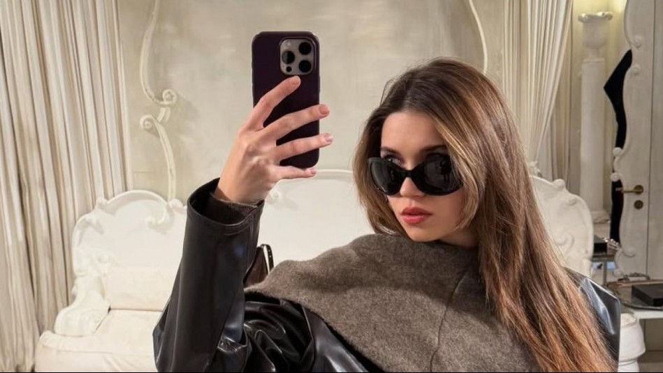 Chaqueta de cuero oversize: El outfit total black de Afra Saracoglu para campaña de Balenciaga en París