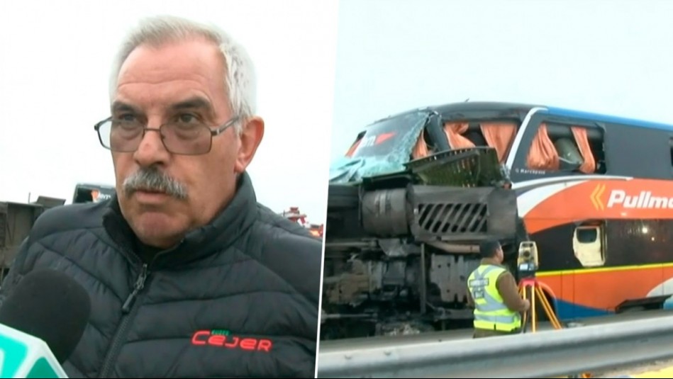 'Chocó al bus volcado y lo arrastró': Conductor relata cómo se produjo fatal accidente en Ruta 5 Norte