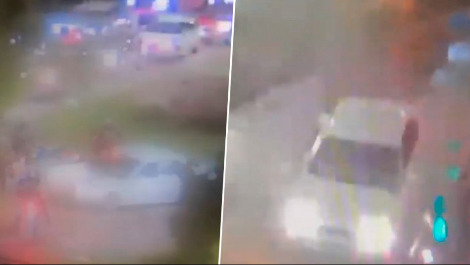 Cuatro funcionarios municipales fueron atropellados por delincuente en Vitacura: Fue baleado y detenido