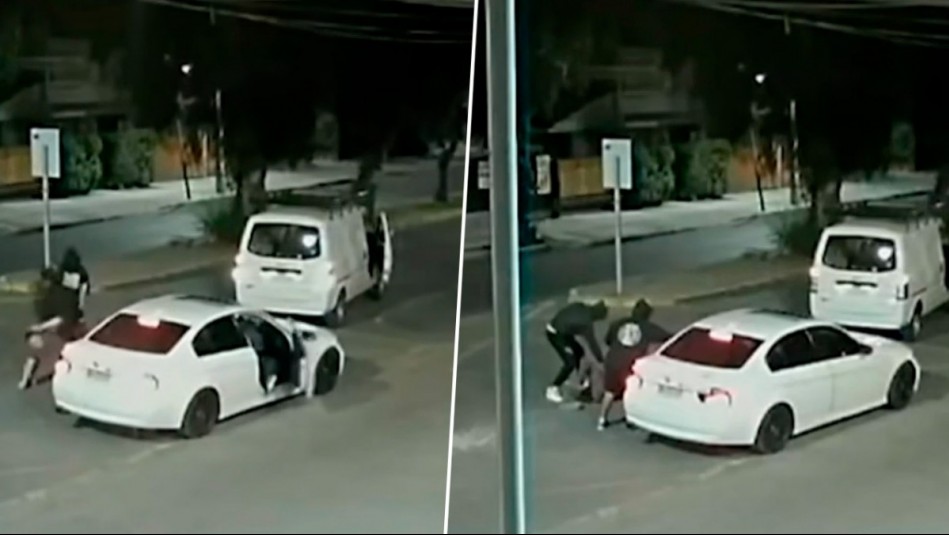 Video muestra el momento en que concejal de Estación Central sufre violenta encerrona a golpes en Maipú