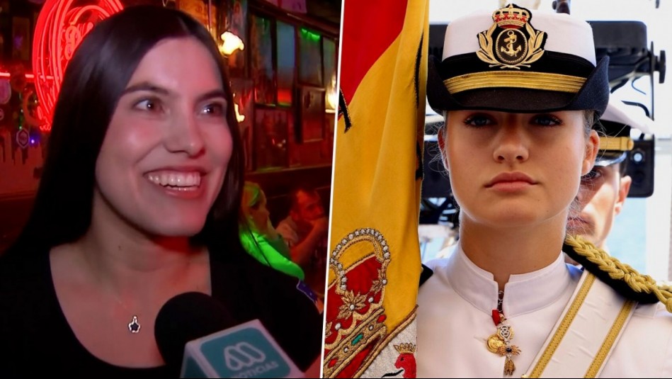Garzona habló con ella y la abrazó: Así fue la visita de la princesa Leonor a pub de Punta Arenas