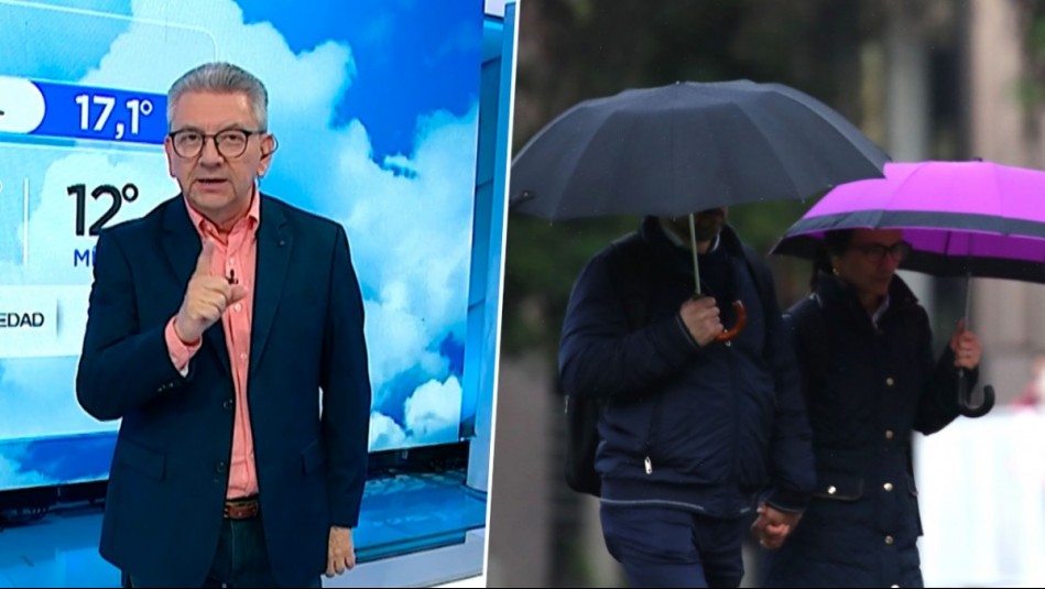 ¿Llegaron las lluvias con el otoño? Adelantan probabilidad de precipitaciones para este día en Santiago