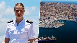 Princesa Leonor llegará a Valparaíso: La esperan compromisos oficiales y actividades en tierra firme