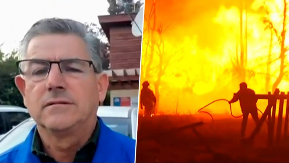 'Hay claras sospechas de intencionalidad': Alcalde de Santa Juana por incendio forestal que afecta a la comuna