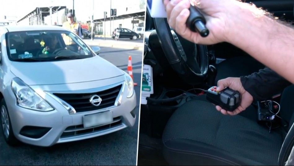 Conductor manejaba con sirena policial y sin licencia: Dijo que era para evitar portonazos