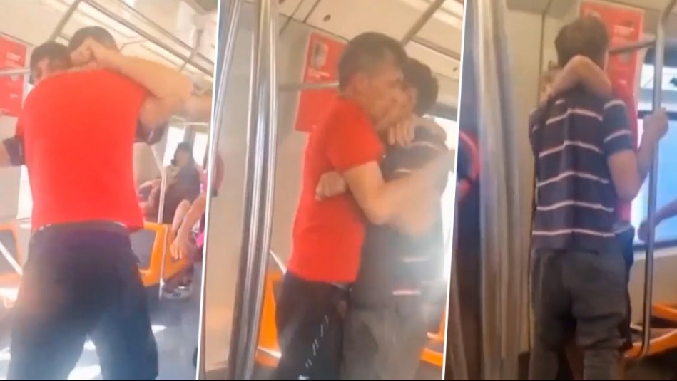 Graban brutal pelea entre ambulantes en pleno vagón del Metro: Evalúan instalar comisaría dentro de la red