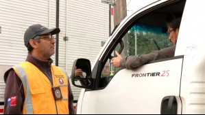 Sorprenden a conductor de camión manejando sin licencia y sin permiso de circulación en Renca