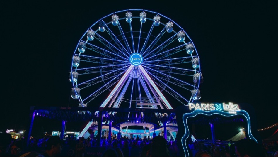 En Lollapalooza Chile 2025: Más de 22.000 personas se subieron a la 'Gran Rueda de Paris'