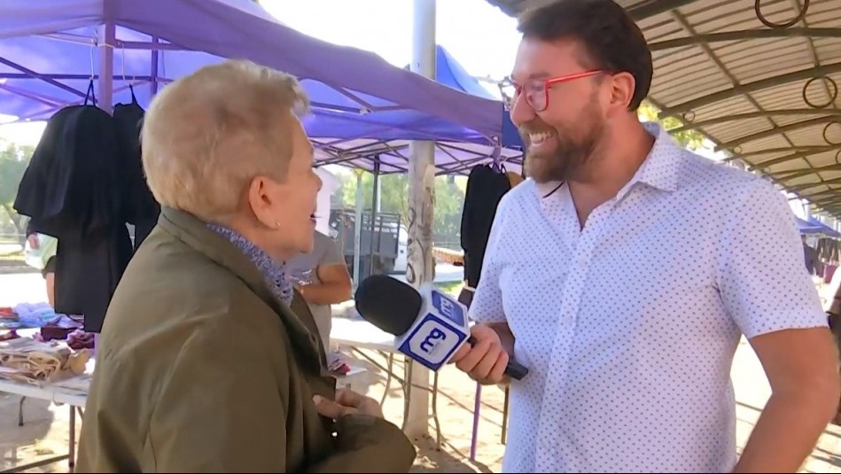 'Siempre te he admirado': Luis Ugalde recibió piropos y felicitaciones en su recorrido por feria de Ñuñoa