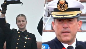 Buque donde viaja la princesa Leonor de España llegó a Valparaíso: Capitán se negó a hablar sobre la joven