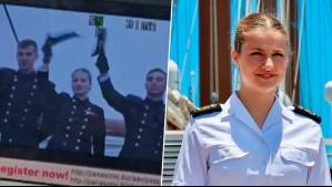 Saludó y se sacó la gorra: Captan a la princesa Leonor en su llegada a Valparaíso a bordo de buque escuela