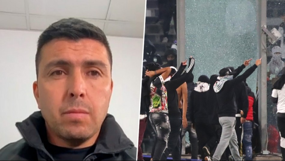 'Es vandalismo': Gonzalo Fierro, excapitán de Colo Colo, repudia graves incidentes en el Estadio Monumental