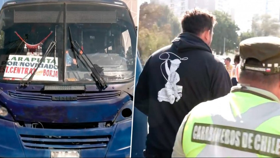 Iba con pasajeros y tenía $12 millones en multas: Carabineros detiene a chofer de micro por documentos falsos