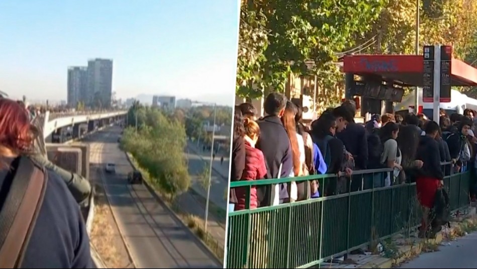 Caminaron por vías a gran altura: Videos muestran evacuación de pasajeros tras falla eléctrica en Metro