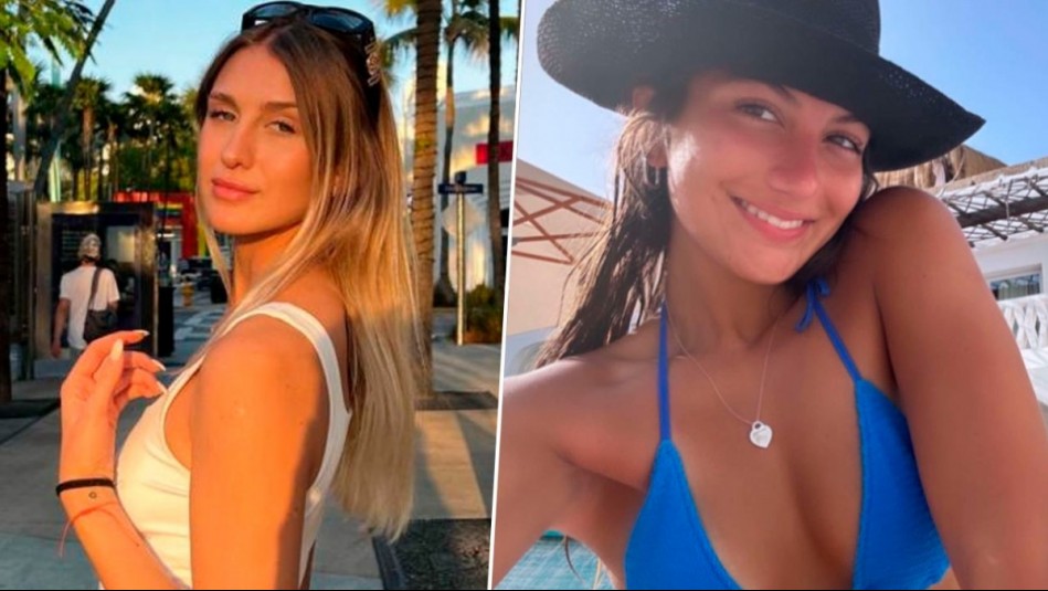 Mía Zamorano y Blu Dumay disfrutan del calor del hemisferio norte con postal playera