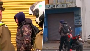 "Nunca ha obtenido licencia": Motorista intentó darse a la fuga de fiscalización en Pedro Aguirre Cerda