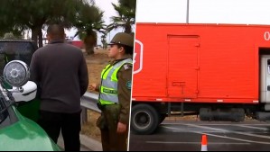 Conductor extranjero fue detenido por manejar camión sin licencia de conducir: Mostró documento de su país