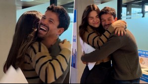 Entre gritos y abrazos: Así fue el reencuentro entre Ingrid Cruz y Chapu para nueva teleserie de Mega