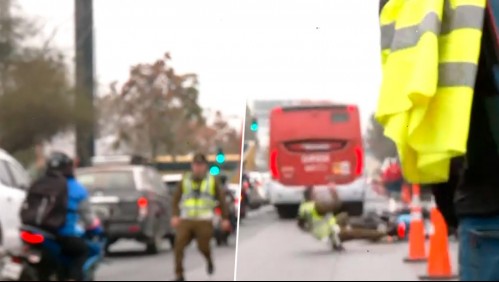motorista-atropello-carabinero-alameda-fiscalizacion Mucho Gusto capta en vivo a motorista que intenta fugarse y atropella a carabinero en medio de fiscalización