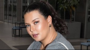 Michelle Carvalho se rinde ante la tendencia de las flores tridimensionales con un top encorsetado