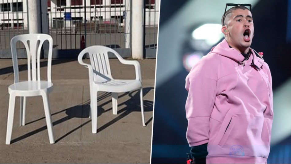 ¿Bad Bunny en Chile?: Sillas frente al Estadio Nacional desatan rumores de su regreso a nuestro país