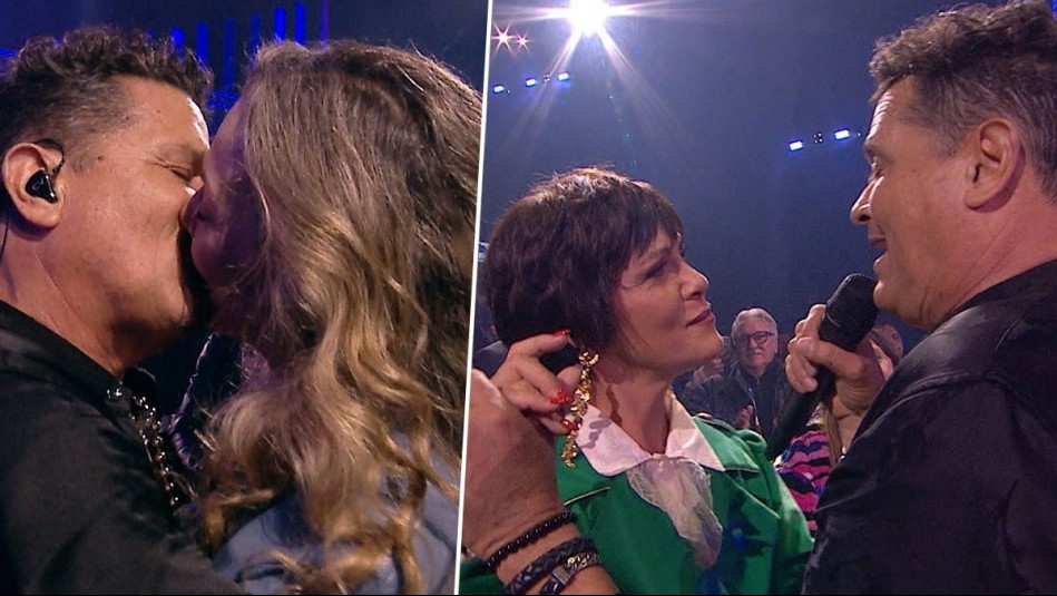 Carlos Vives desbordó energía en Viña 2025: Besó a su esposa, recibió regalos y cantó con Paola Volpato