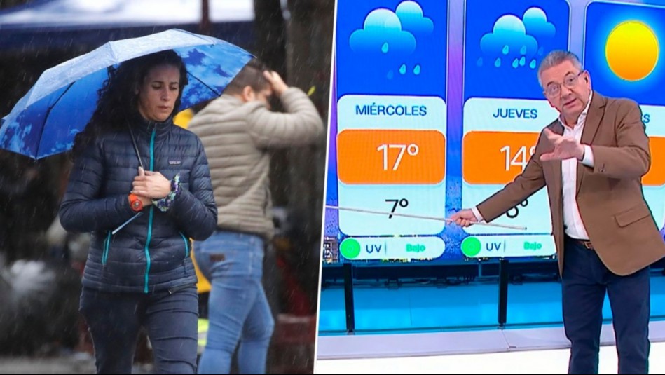 Lluvia a mitad de semana y posible ola de frío: Jaime Leyton anuncia precipitaciones para Santiago