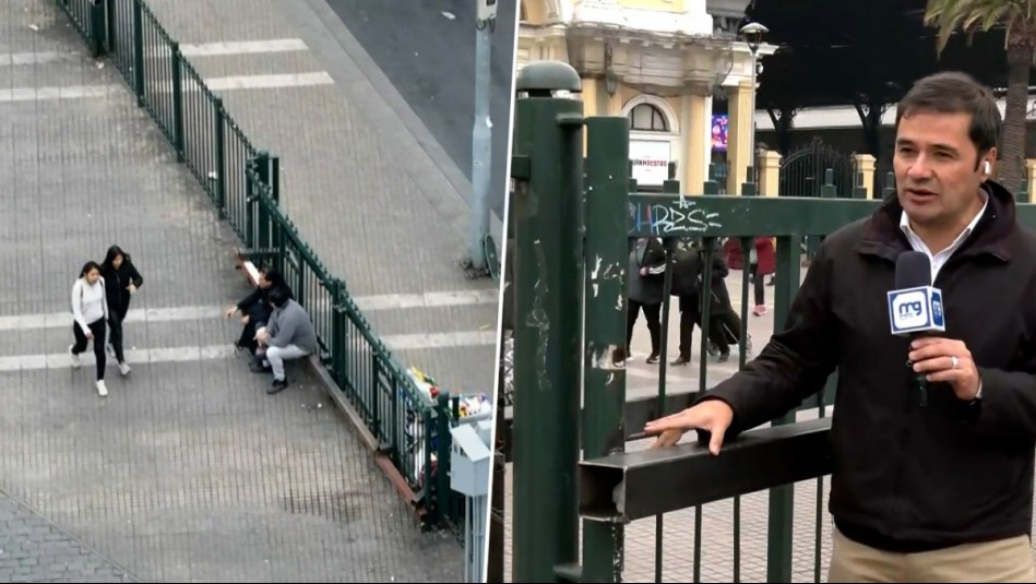 'No es el típico comercio': Refuerzan blindaje 'anti ambulantes' en Estación Central