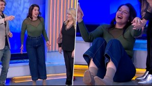 "Es lo que genera un cónclave...": Cote Quintanilla sufrió graciosa caída en vivo en La Hora de Jugar