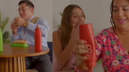 "Completo Desafío": Ariel puso a prueba a rostros de Mega para demostrar la eficacia del detergente