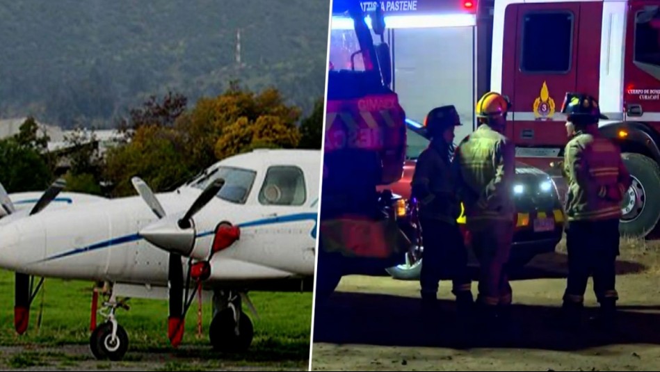 Búsqueda con rastreo térmico: Lo que se sabe del accidente de la avioneta ambulancia en Curacaví